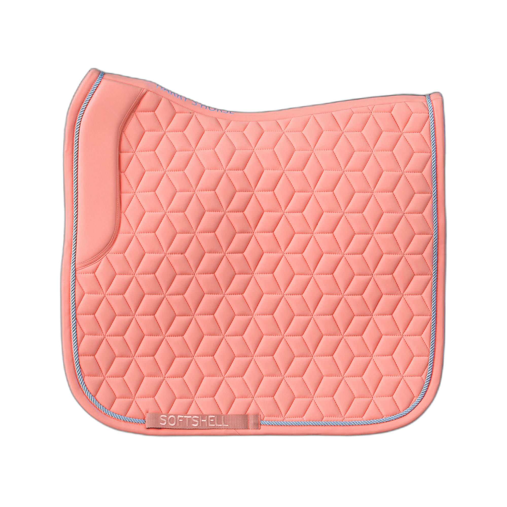 Harrys Horse - Tapis De Dressage Pour Cheval Harry's Horse Softshell - Tapis De Selle - Orange|rose - Cob - Decathlon