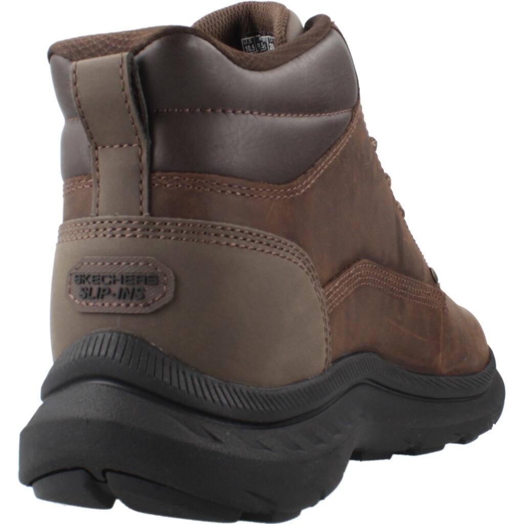 Botas Skechers Modelo Slip-ins Pollard - Waylon Cor Castanho 3/5