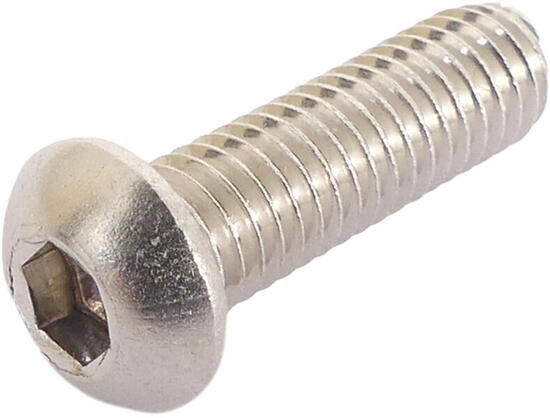 Bofix Bremsscheibe Bolt M6 Allen mit Glühbirnenkopf Edelstahl (10 Teile