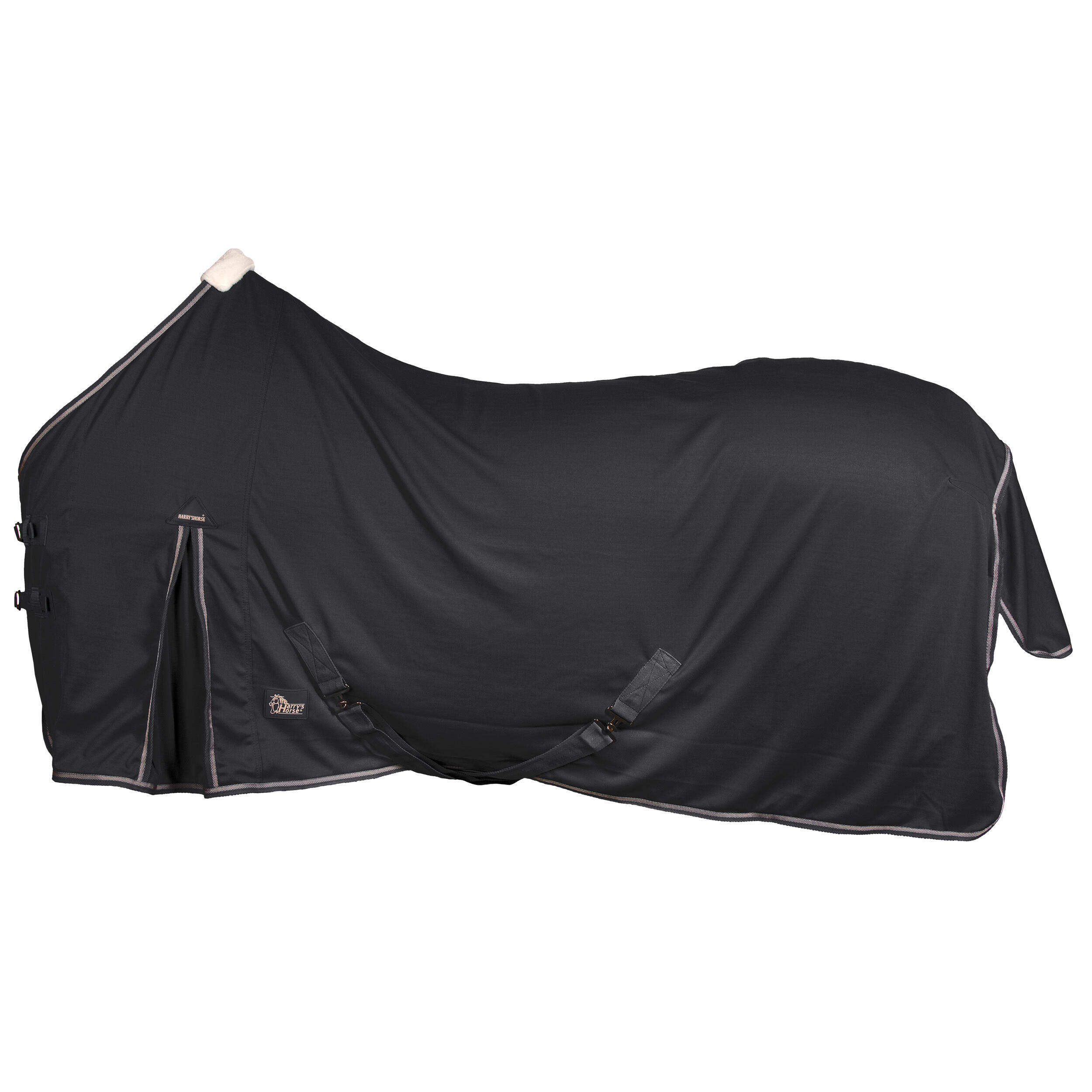 Harrys Horse - Couverture D'Extérieur Pour Cheval Harry's Horse Comfort - Couverture Cheval - Gris|marron|noir - 175 Cm - Decathlon
