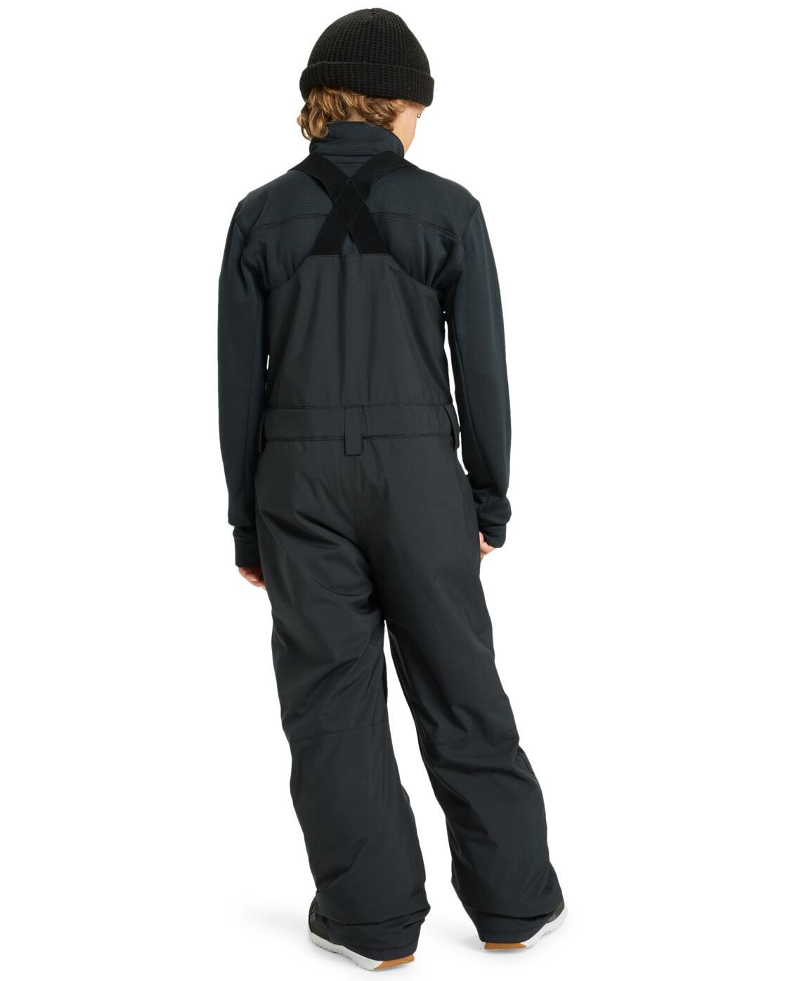 Funktionelle Schneelatzhose MASH UP Schwarz Junge 2/4