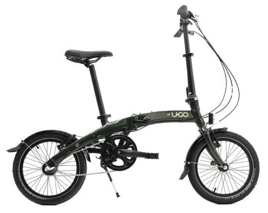 UGO Vouwfiets u-go dare i3 - 16 inch - nexus 3 speed - v brake - moss green