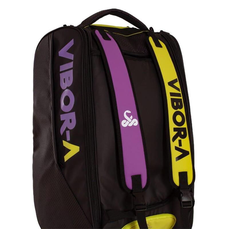 Geanta Padel Vibor-a Technic Negro/Lima ÚNICA