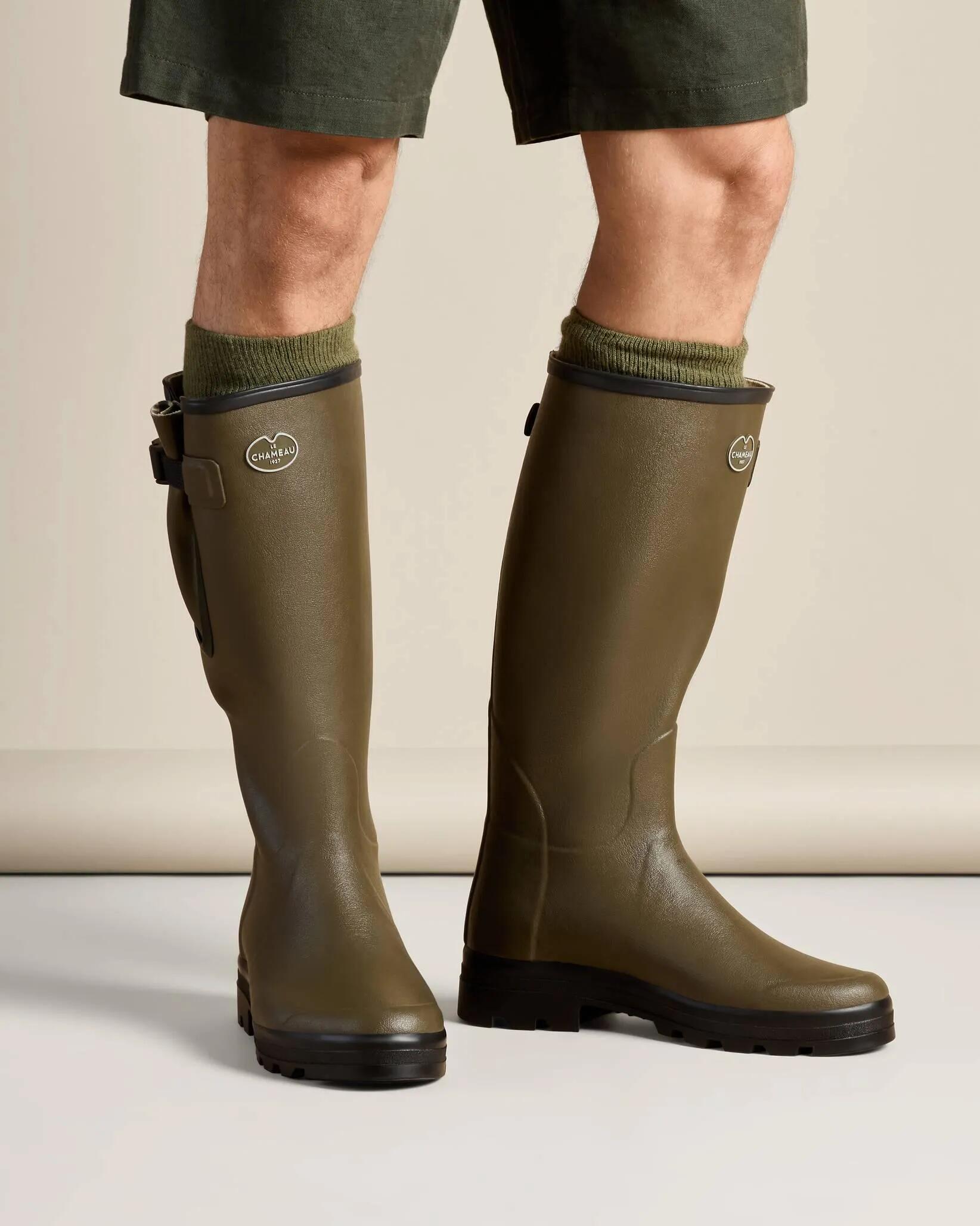 Chaussettes Iris Le Chameau Vert Foncé - S 5/6