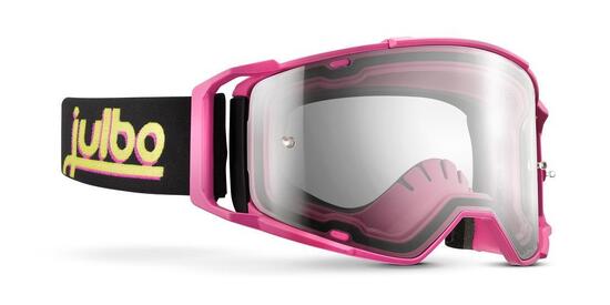 Masque de ski et de snowboard enfant et adulte - Bleu / Rose / Noir SHUTTLE SPEC