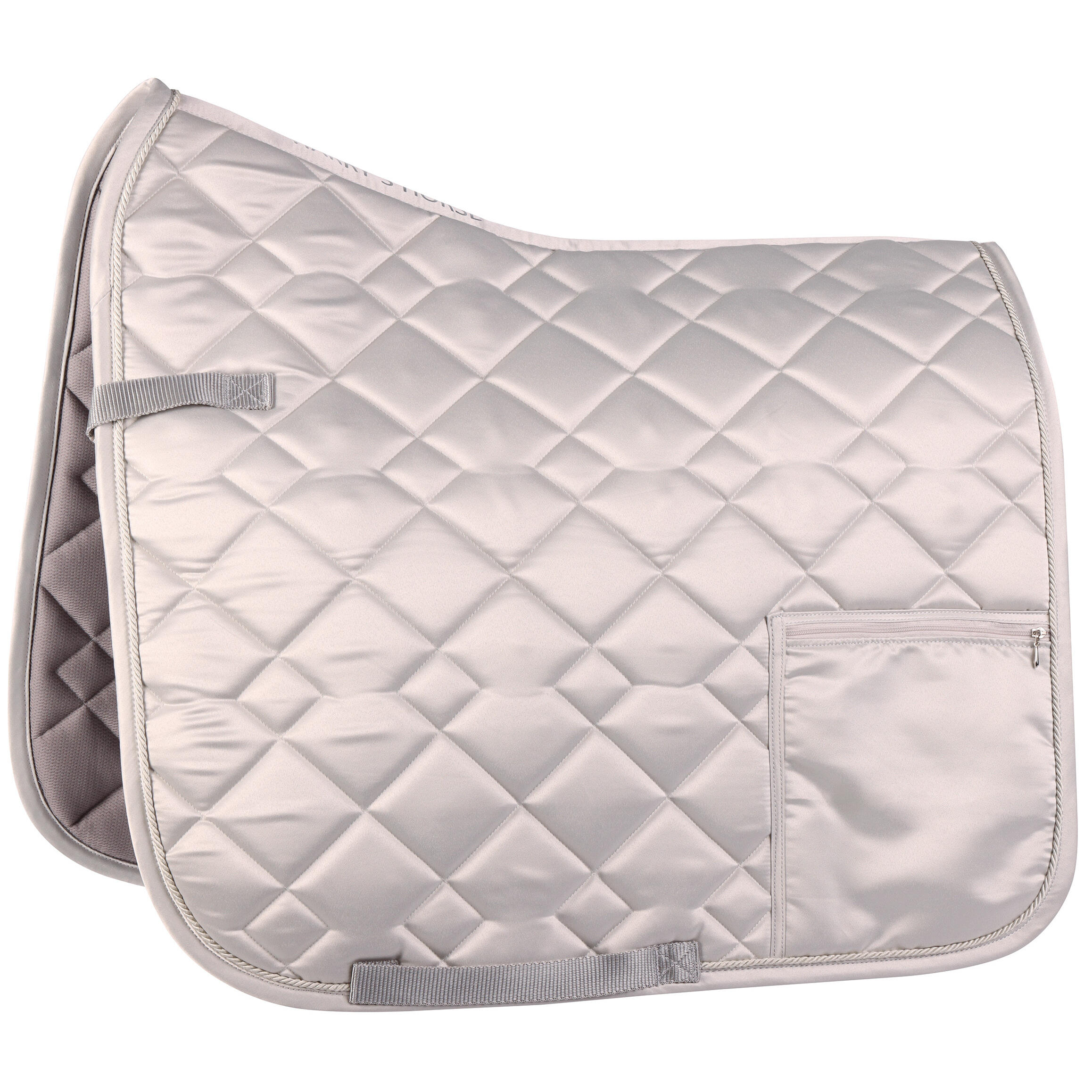 Harrys Horse - Tapis De Dressage Pour Cheval Harry's Horse Pocket - Tapis De Selle - Bleu|gris - Decathlon