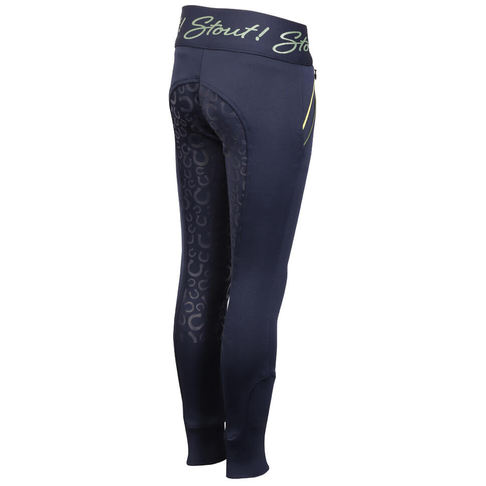 Spodnie jeździeckie o pełnej przyczepności dla dziewcząt Harry's Horse Stout!