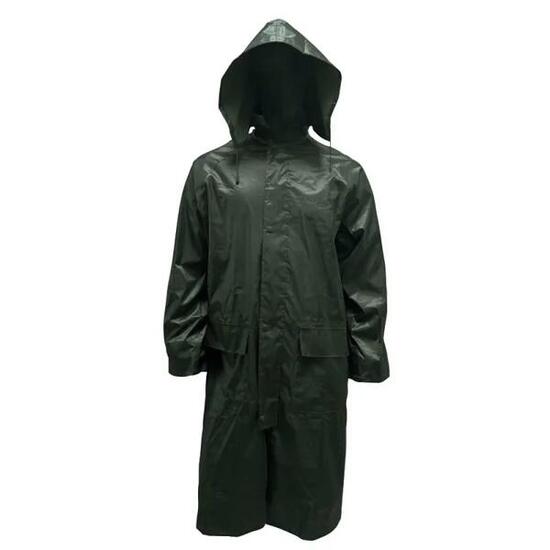 Manteau pluie étanche Treeland vert 100% polyester PVC