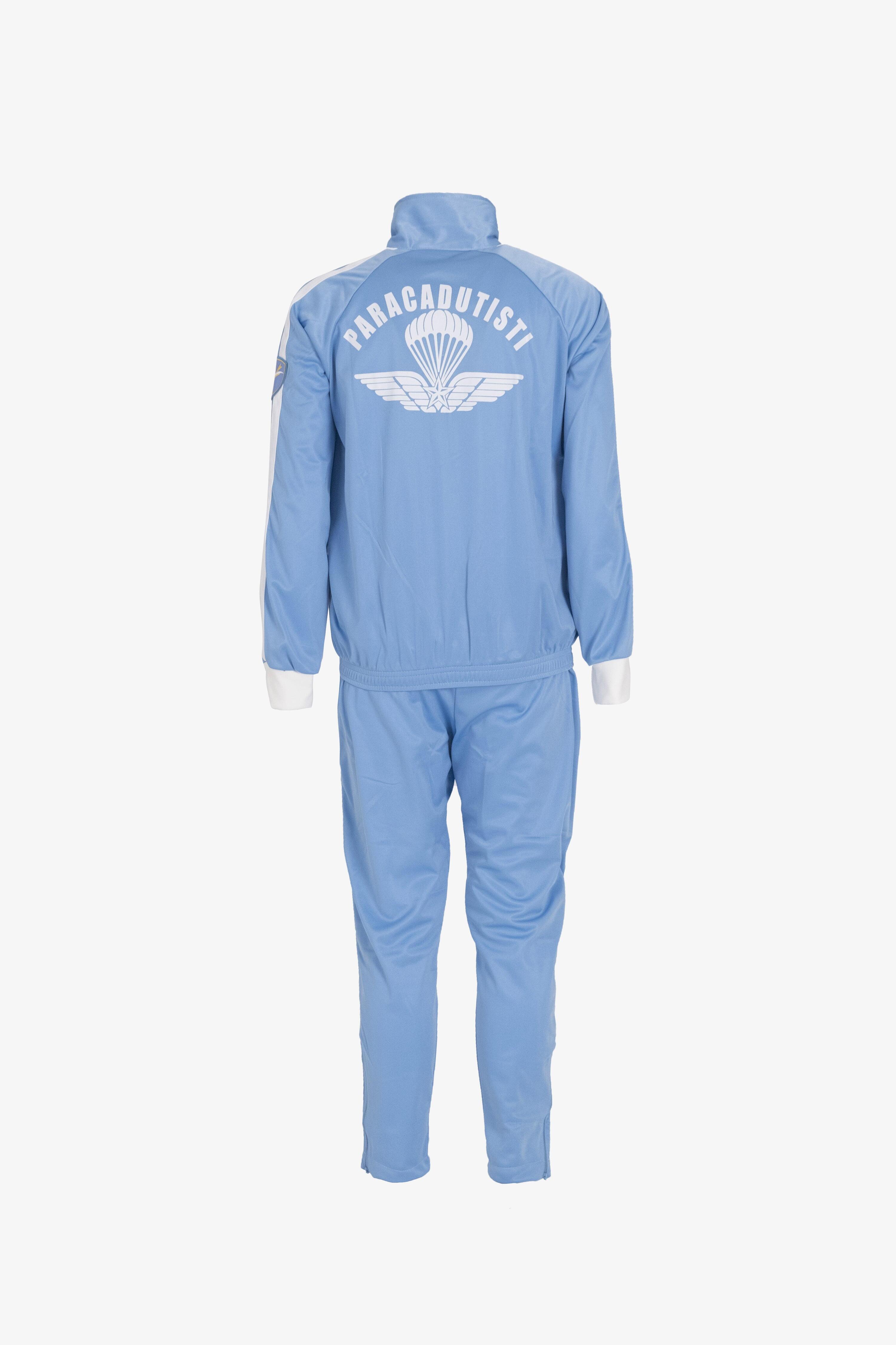 Tuta ginnastica Folgore azzurra AAG252 uomo 2/5