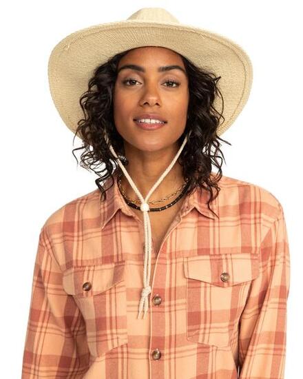Chapeau en paille SUNNY KISSES Beige Femme