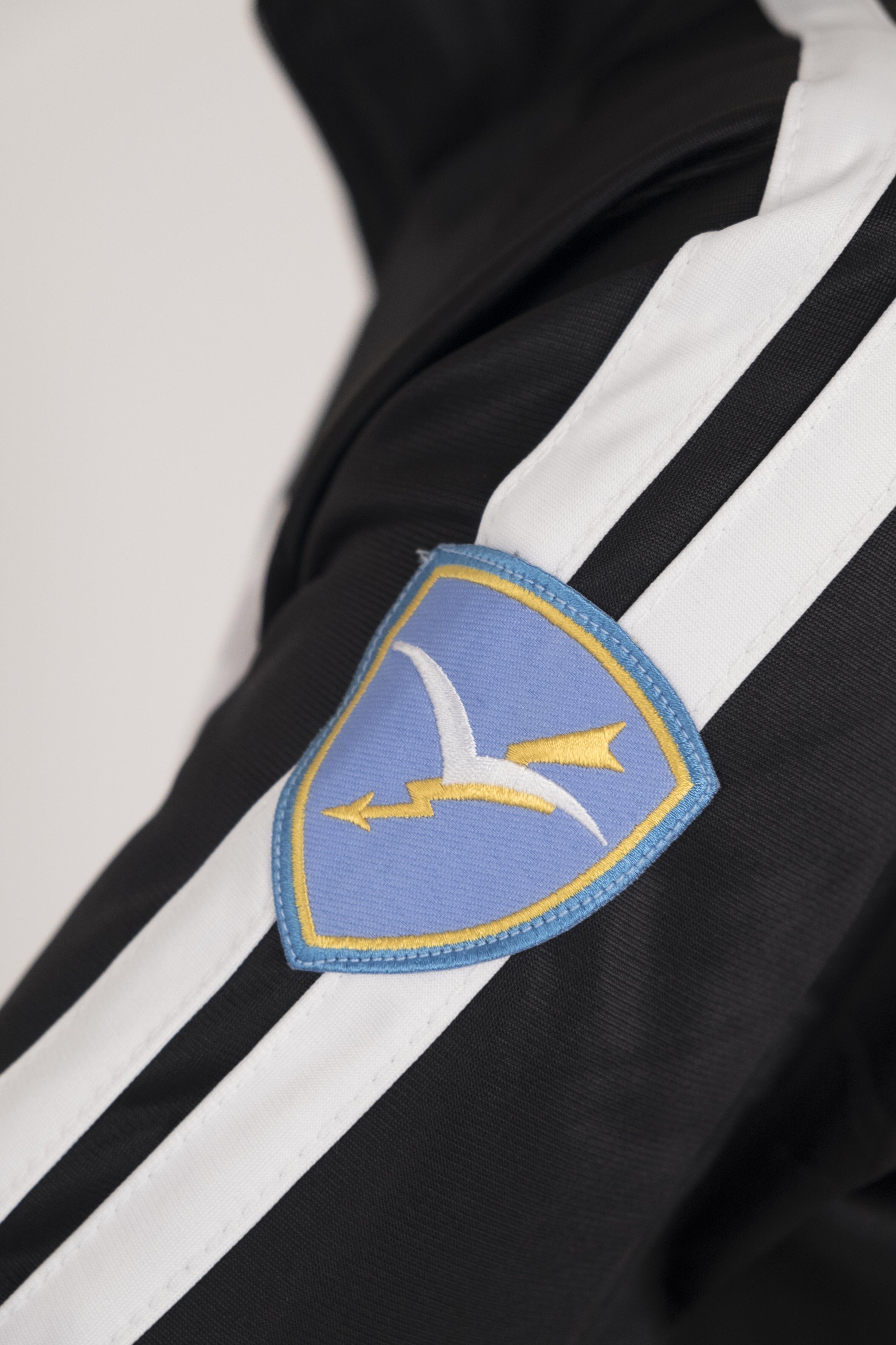 Tuta ginnastica Folgore nera AAG252 uomo 5/6