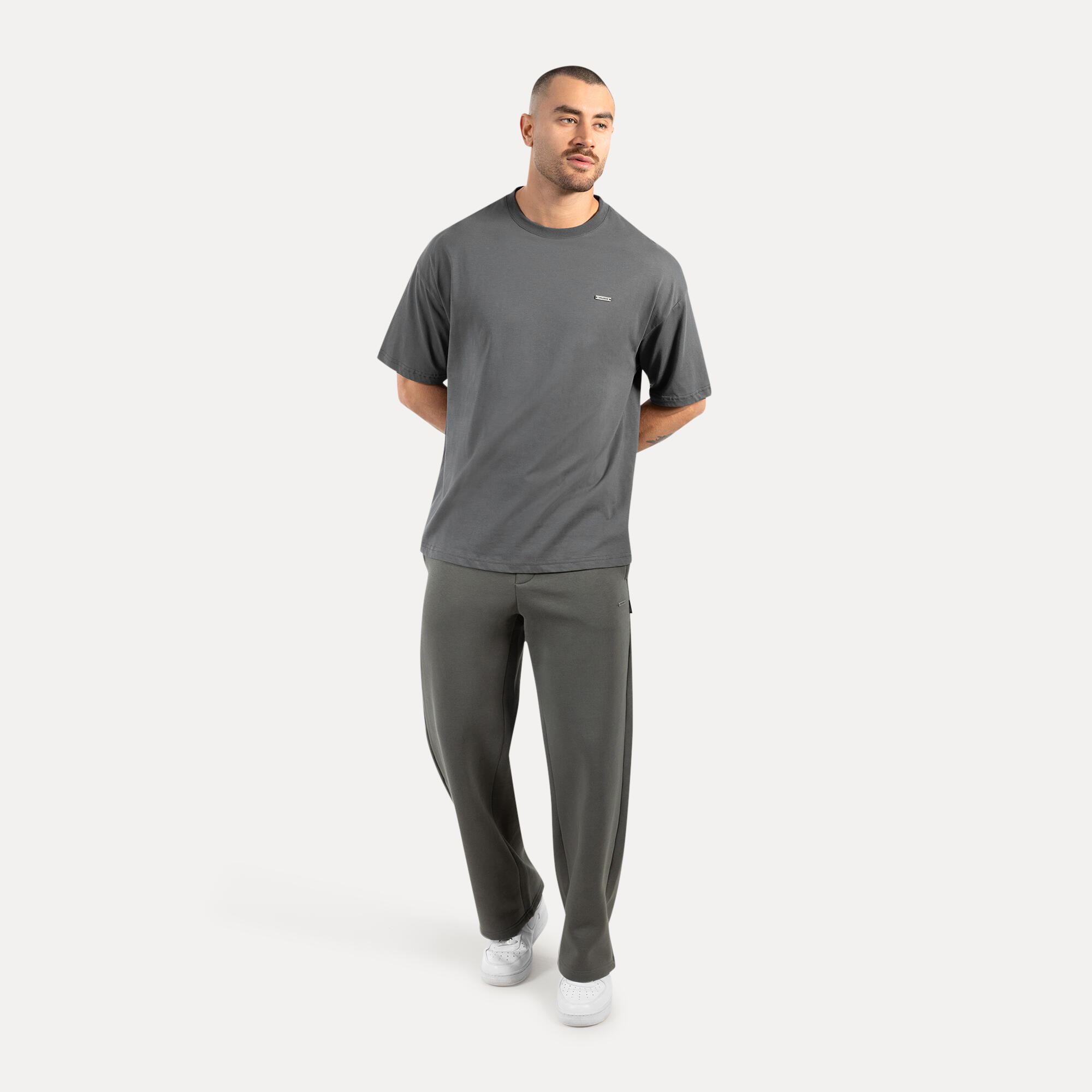 Herren T-Shirt Cedrik Grau 3/5