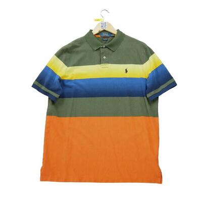 Seconda Mano - Manica corta Polo uomo Khaki - Stato buono