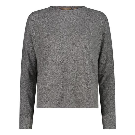 Pullover weich elastisch Damen - Woman Sweat Pullover mit U-Boot-Ausschnitt
