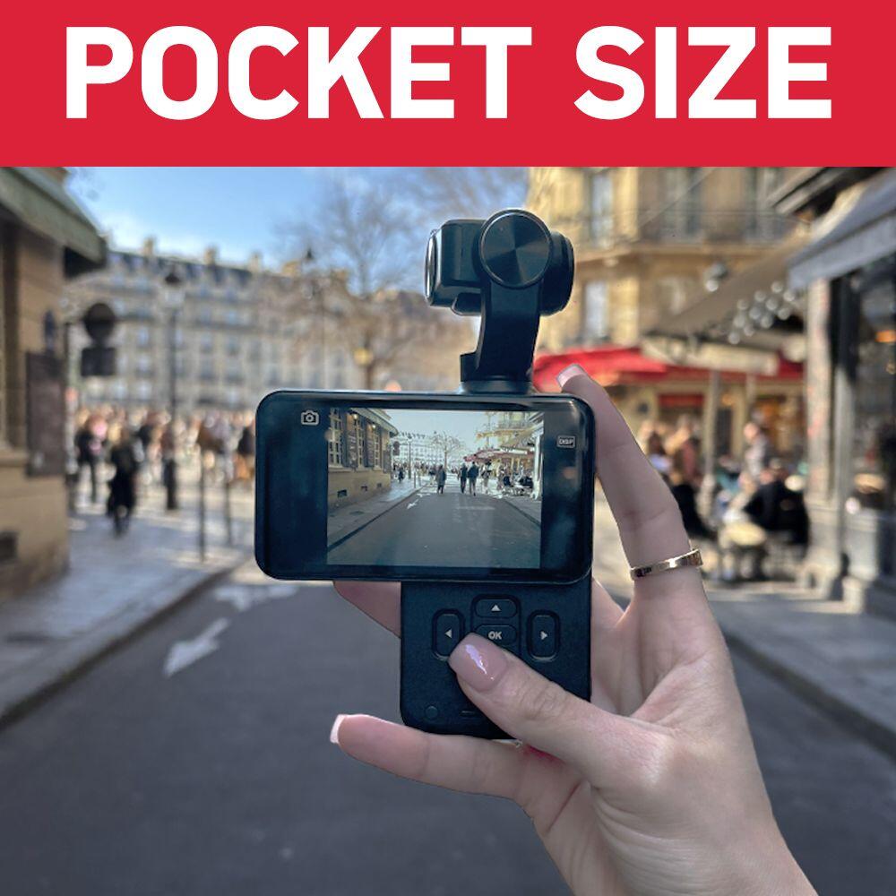 AgfaPhoto Realimove MC3X Gimbal 4K, 32GB, écran 3,5'', Wi-Fi – Noir 5/5