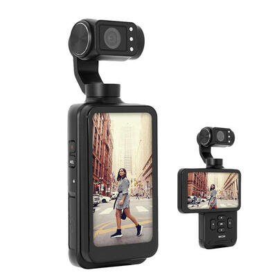 Agfa photo gimbal realimove mc3x – 4k 3-assen stabilisatie 20mp 120° - zwart
