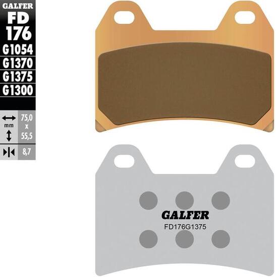 Galfer remblokken fd176 brake pad fd176 g1375 sint.metal str. sp.
