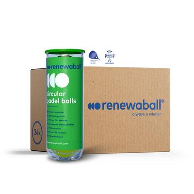 Renewaball - box 24x3 padel balls