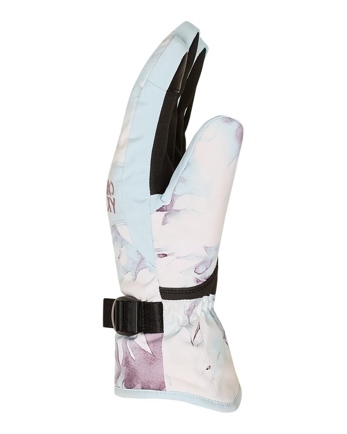 Gants techniques ski/snowboard Bleu Femme 3/4