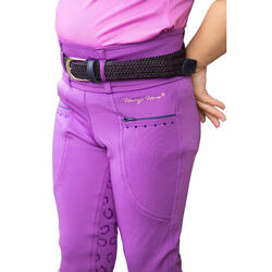 Pantalon équitation full grip fille Harry's Horse LouLou Bo