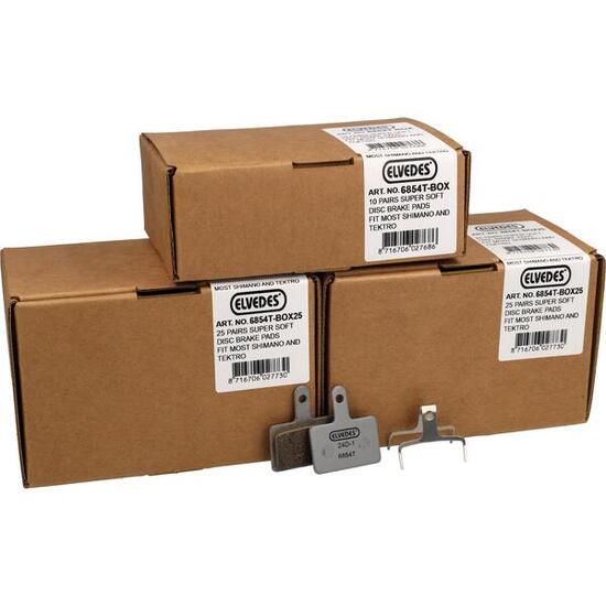 Elvedes Scheibenbremsbeläge 6854t grau (60pr