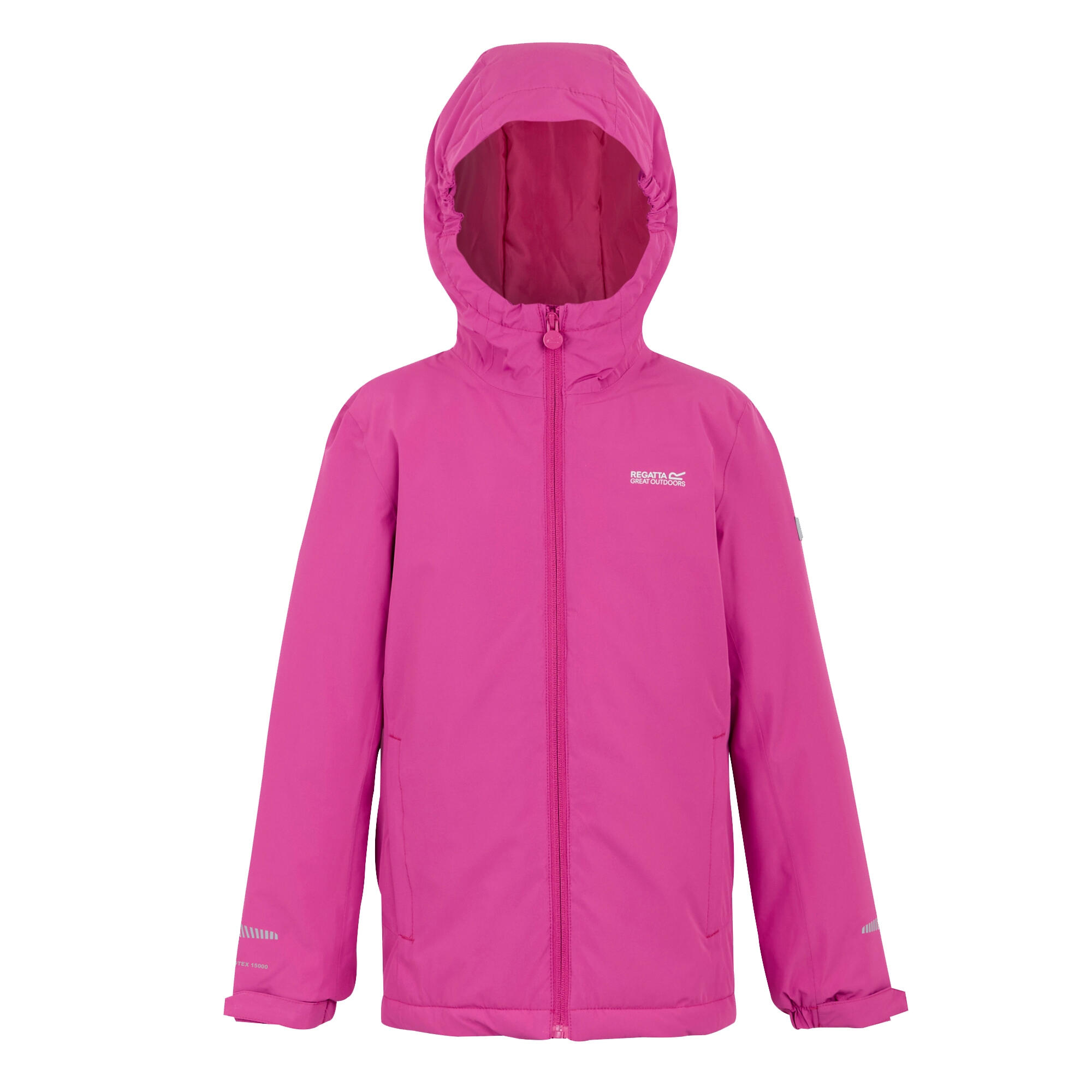 Regatta - Veste Imperméable Hurdle Enfant (rose Framboise) - Veste - Rose - Decathlon