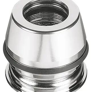 Ergotec A118SGC 1 1/8" Threaded Aluminium Headset, Silver.