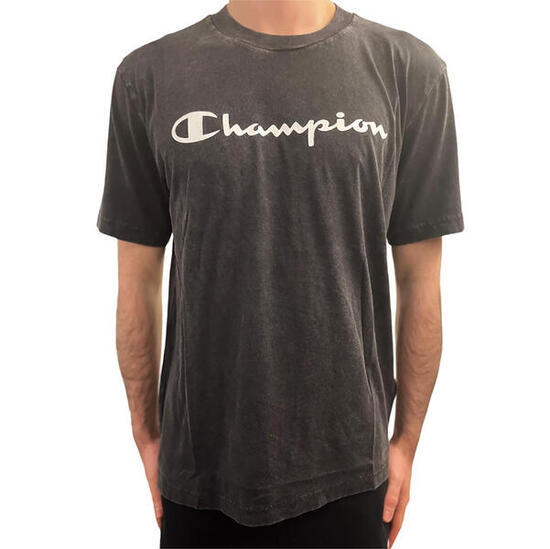 Champion Herren T-Shirt Legacy Logo schwarz