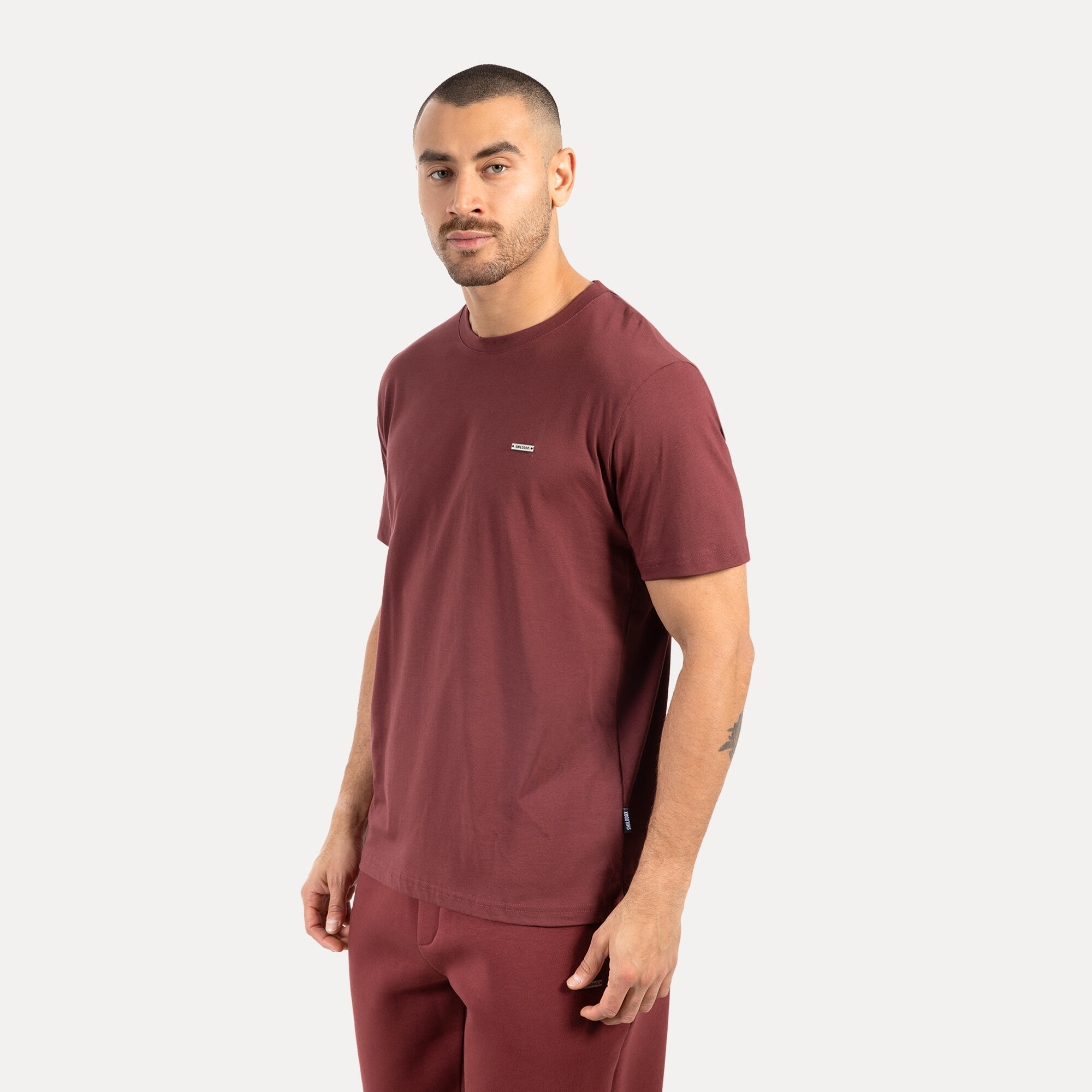 Herren T-Shirt Ilyas Bordeaux 2/5