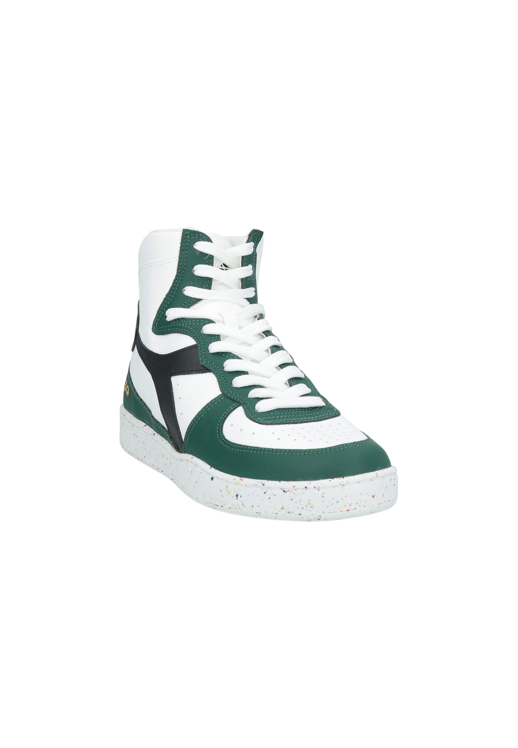 Sneaker haute Diadora MI BASKET 2030 C2577 vert 2/4