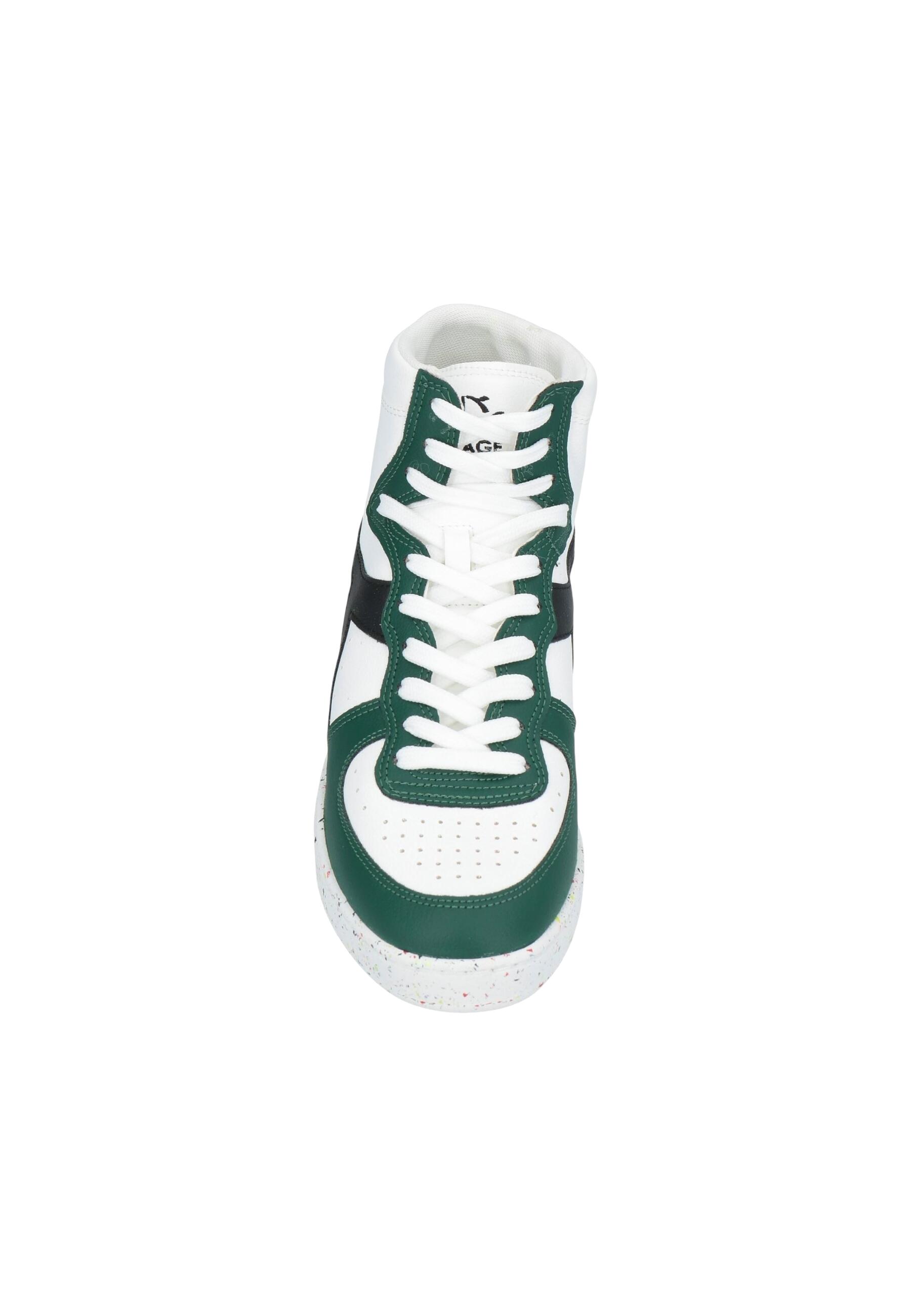 Sneaker haute Diadora MI BASKET 2030 C2577 vert 4/4