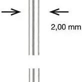 Alpina Zinc-Plated Bicycle Spokes 2 x 302 mm.