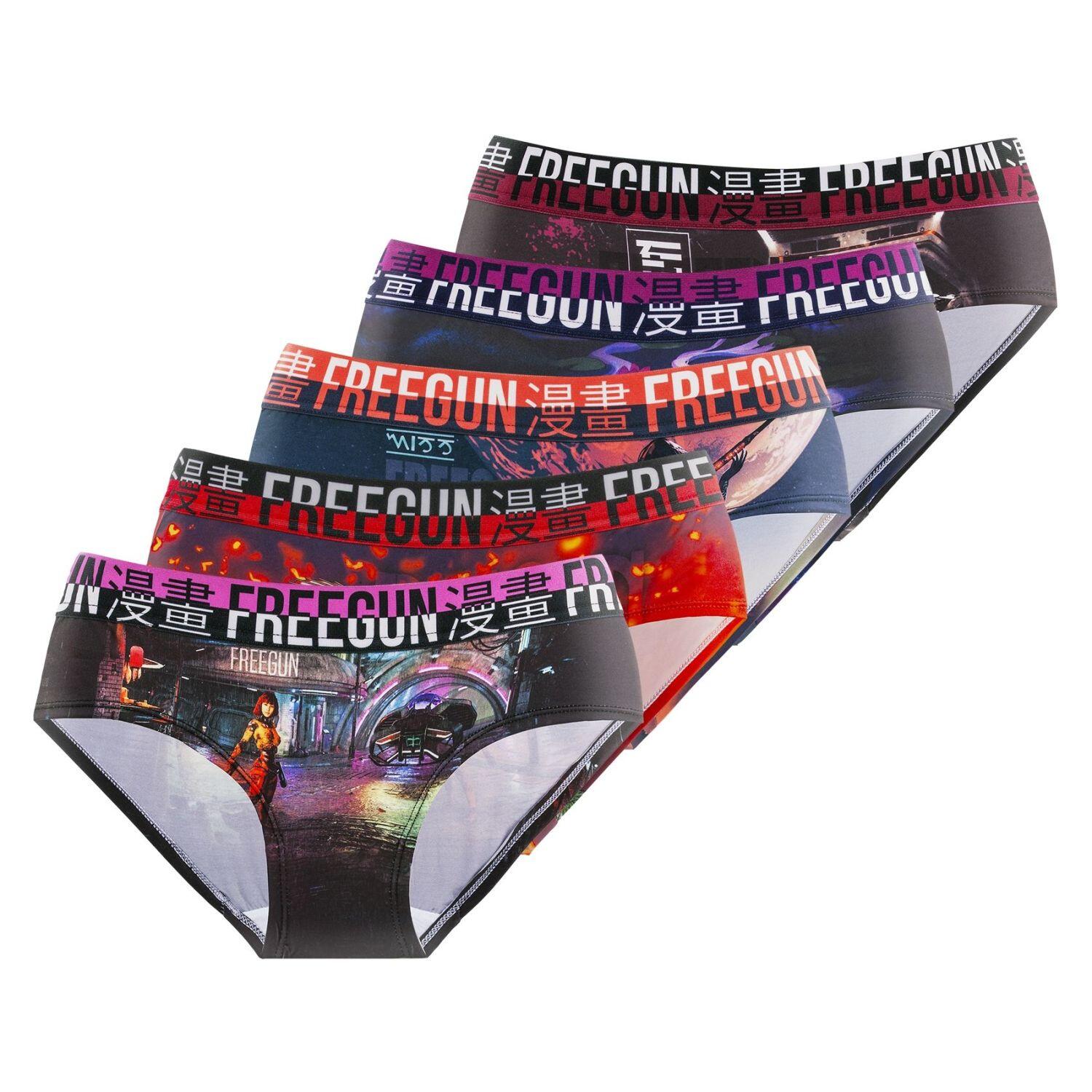 Freegun - Lot De 5 Culottes Fille Fantasy - Caleçon - Multicolore - 10 À 12 Ans - Decathlon