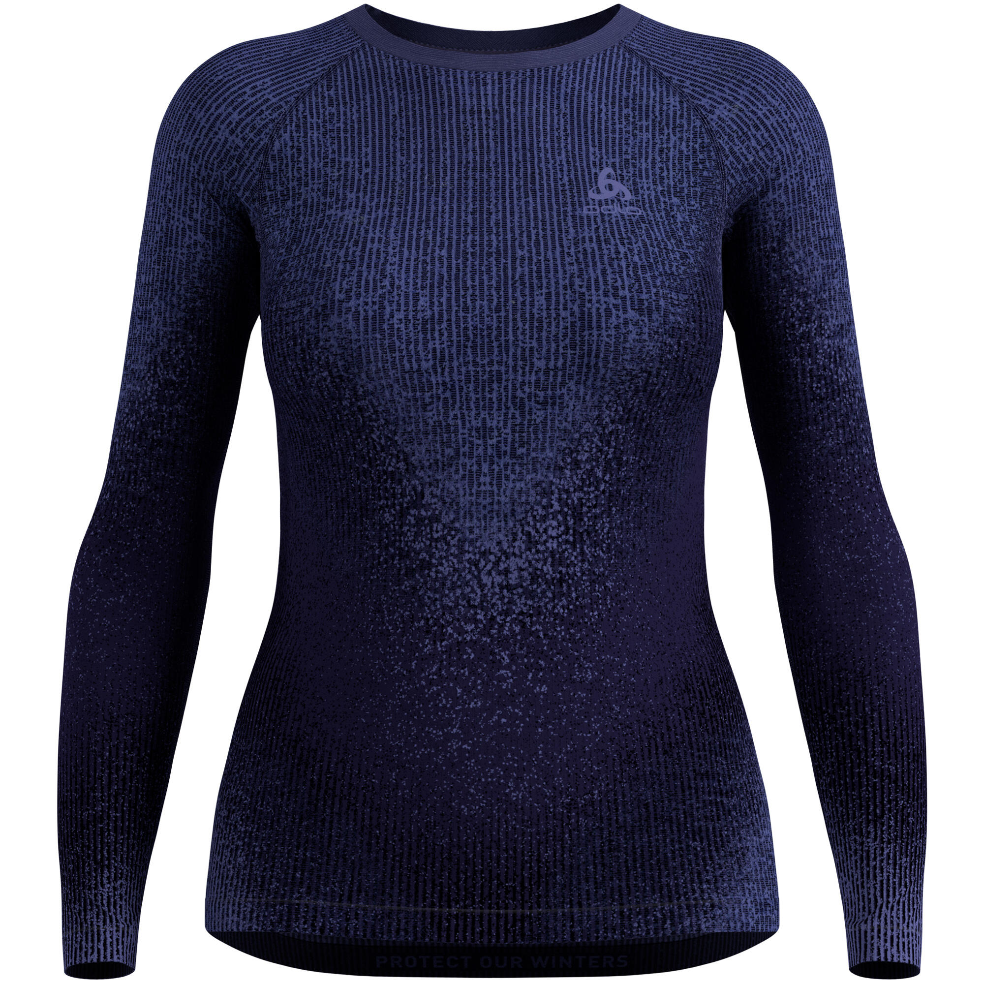 Odlo Camiseta Performance Warm Blackcomb Azul 6/7