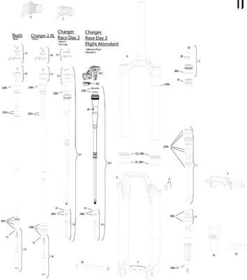 Rockshox verende voorvork 29" sid ultimate race day d1