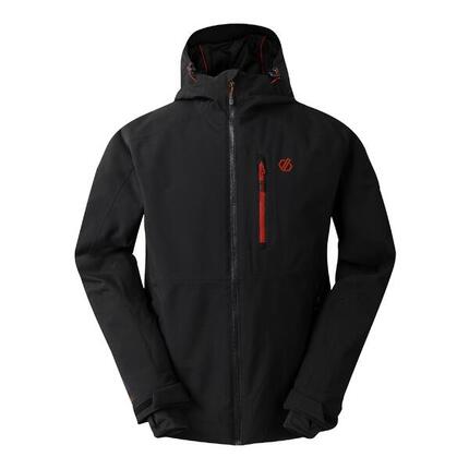 Eagle III" Skijacke für Herren Schwarz/Leuchtend Rot