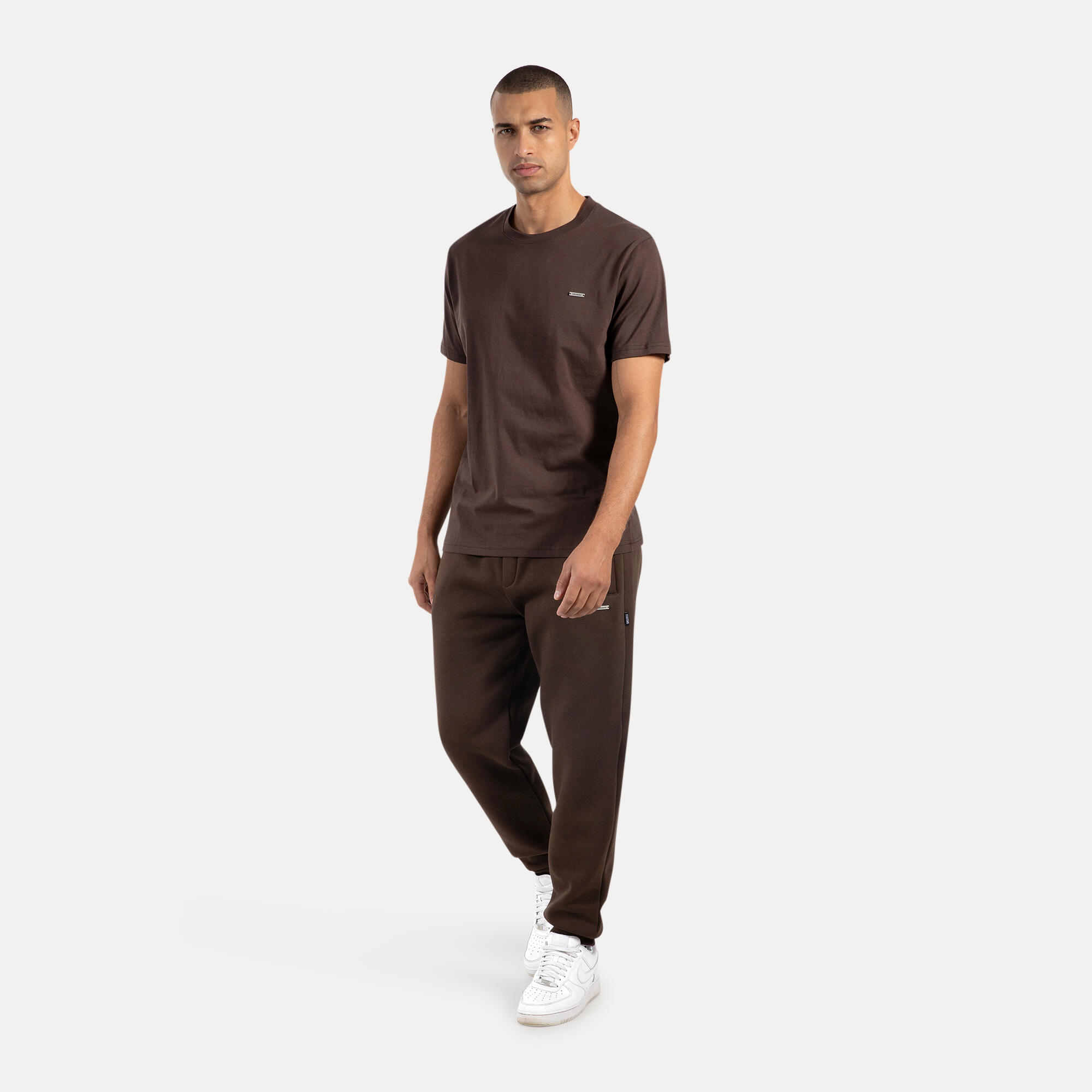 Herren T-Shirt Ilyas Braun 3/5
