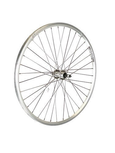 Rodi Ruota posteriore 26x175 argento a vite 5/6/7 velocità freno a cerchio.