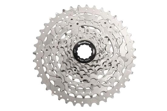 SunRace CSM680 Cassette 11-42T 8V - Zilver