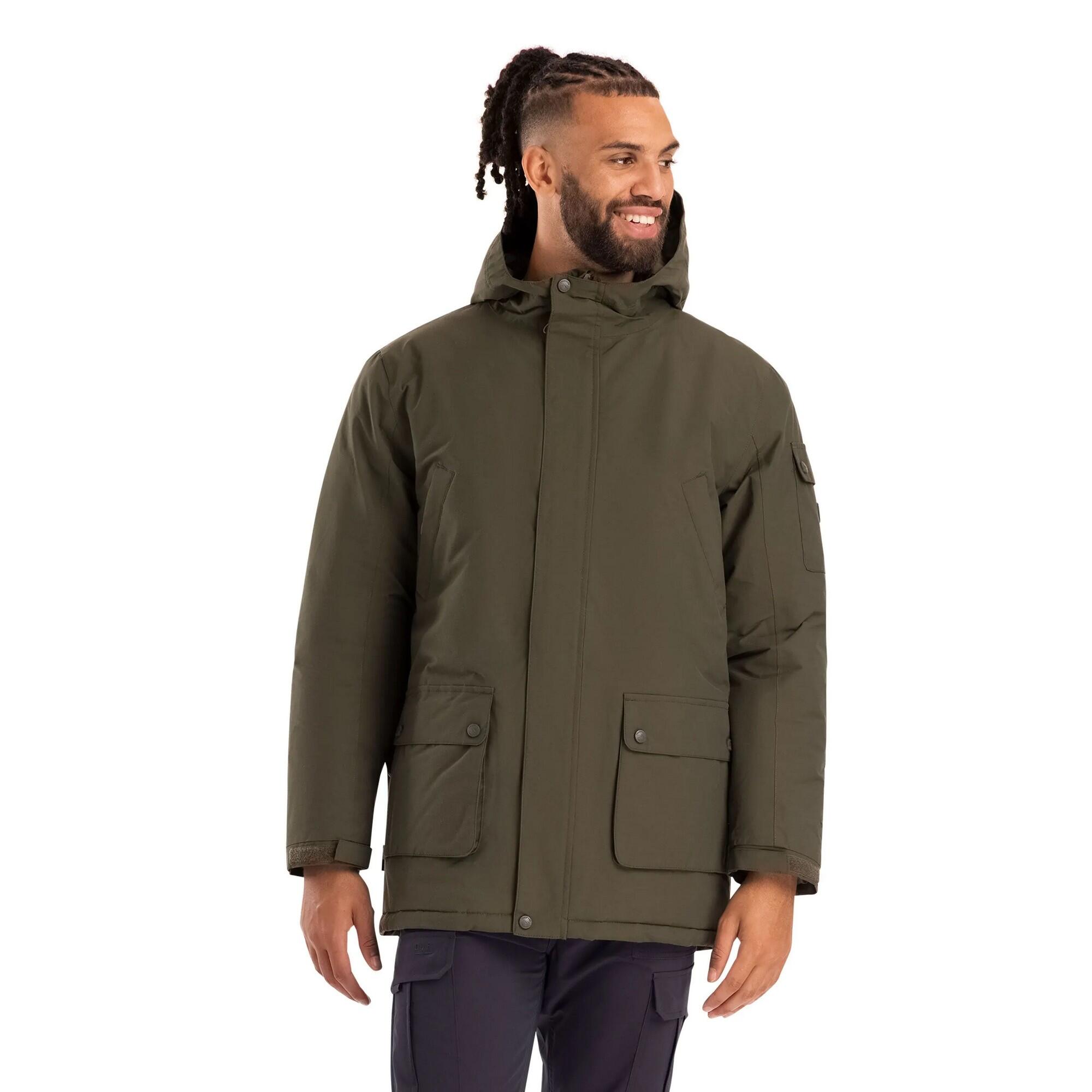 "Stewart" Jacke, wasserfest für Herren Dunkelrot 3/5