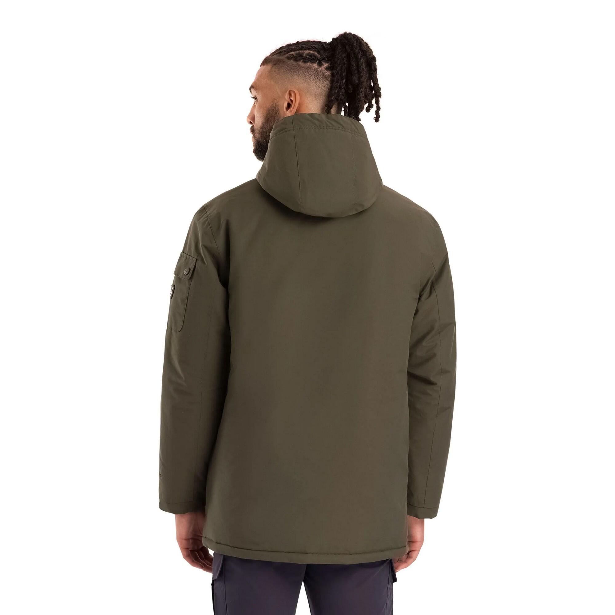 "Stewart" Jacke, wasserfest für Herren Dunkelrot 4/5