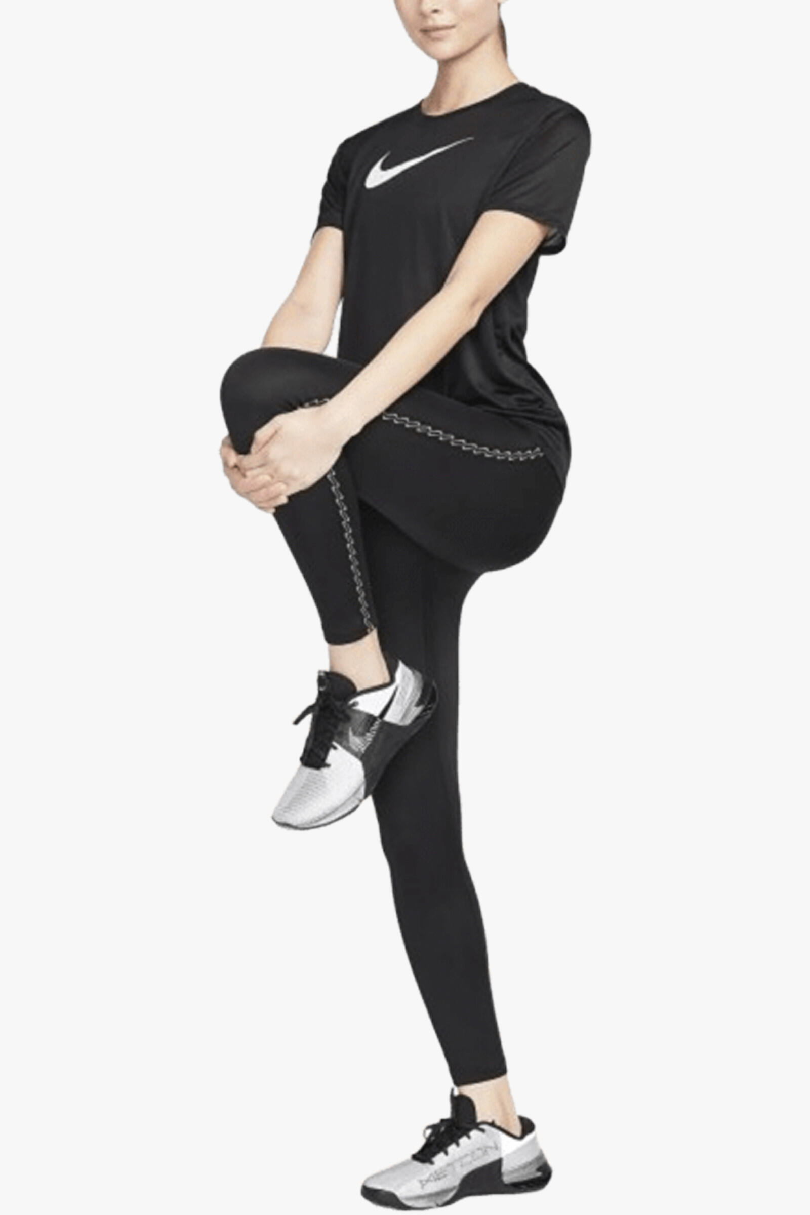 Nike Camiseta Dri-fit Negro 4/4