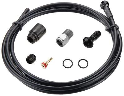 Kt tero remeid hydraulisch + banjo Ø5.0x2000mm schwarz