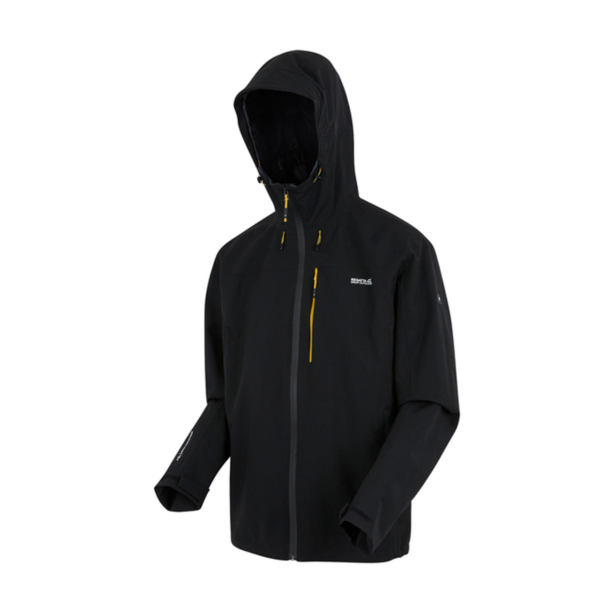 Mens Birchdale II Waterproof Jacket (Black/Gold) 3/4