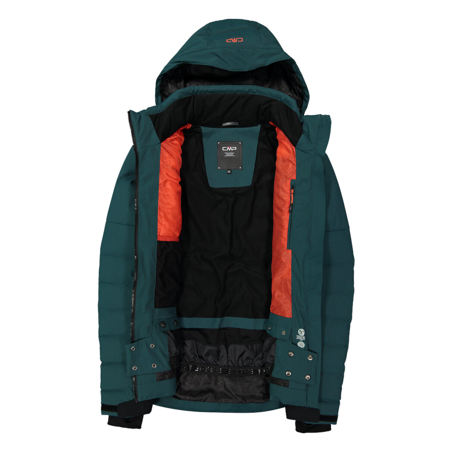 CMP Herren Skijacke Man Jacket Zip Hood 35W0127 9/11