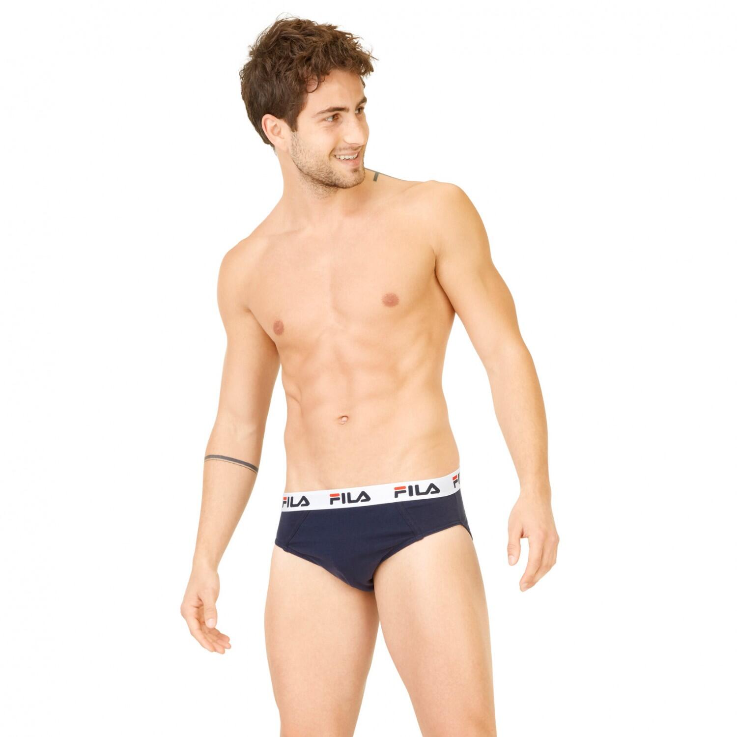Lot de 4 slips coton homme Fila FU5015 4/5