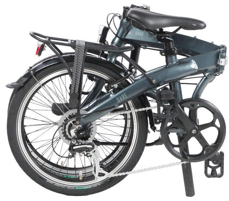 Ugo Dare D7 bicicleta plegable 20" 7 velocidades freno V - gris océano 2/4