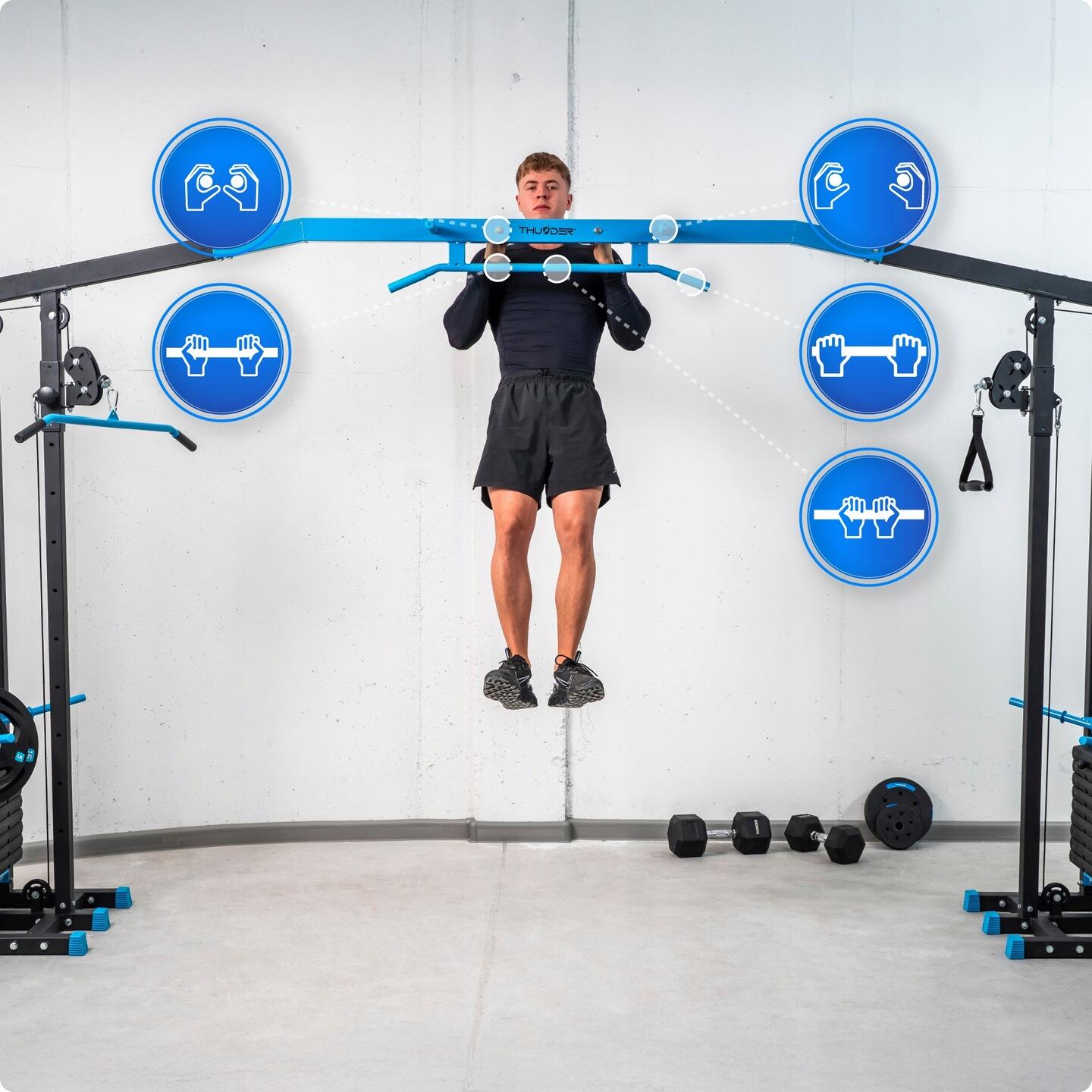 Atlas de treino, máquina de musculação THUNDER CRAGY 5/7