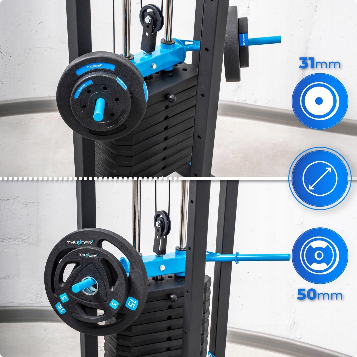 Atlas de treino, máquina de musculação THUNDER CRAGY 4/7