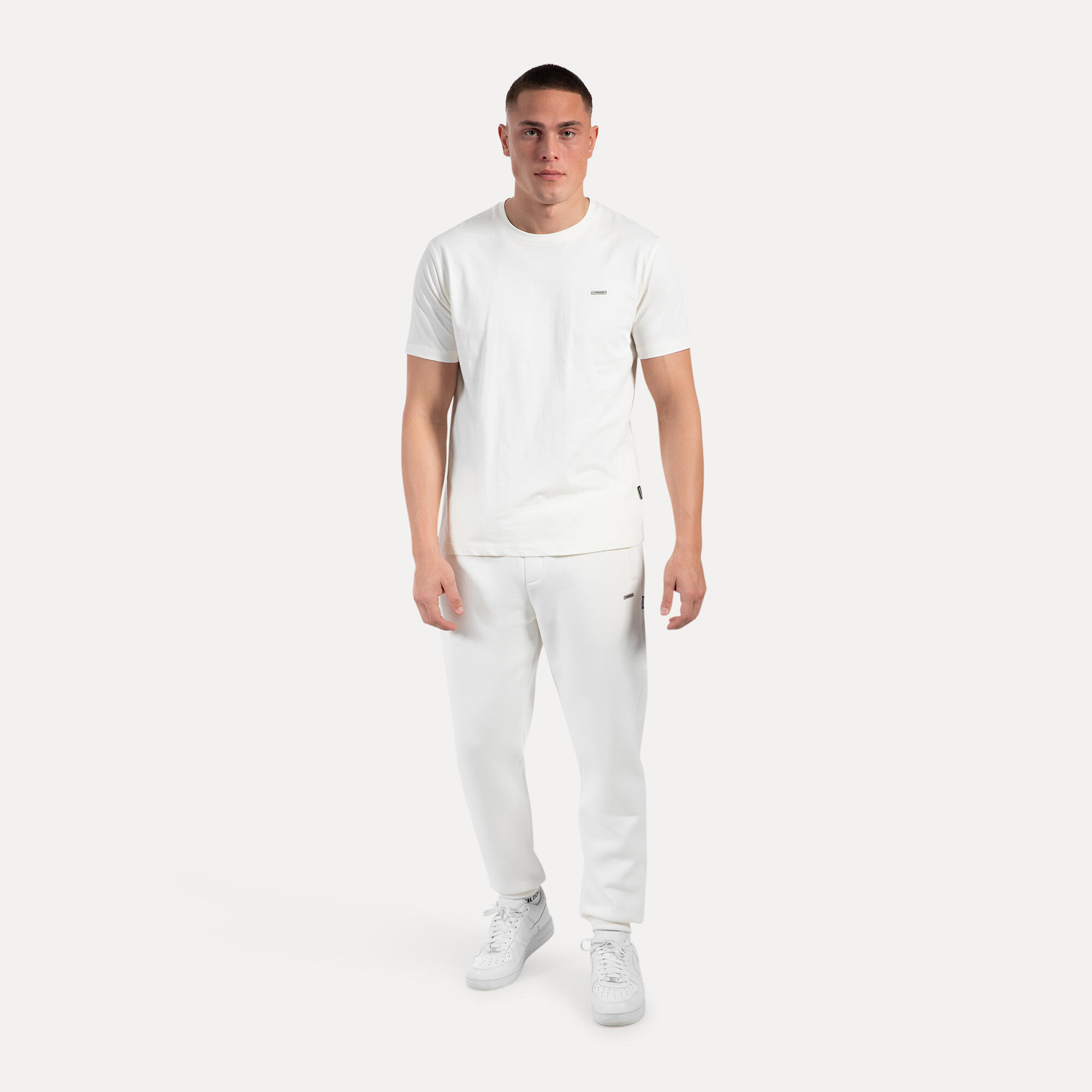Herren T-Shirt Ilyas Creme 3/5